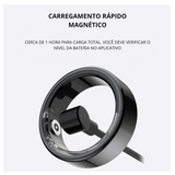 COLMI R02: Anel Inteligente de Titânio Militar IP68 à Prova d'Água com Monitoramento de Saúde e Modos Multiesportivos