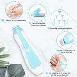 Cortador de Unhas Elétrico um Conjunto de Manicure Multifuncional para Cuidados com o seu Bebê