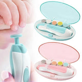 Cortador de Unhas Elétrico um Conjunto de Manicure Multifuncional para Cuidados com o seu Bebê