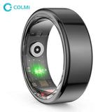 COLMI R02: Anel Inteligente de Titânio Militar IP68 à Prova d'Água com Monitoramento de Saúde e Modos Multiesportivos